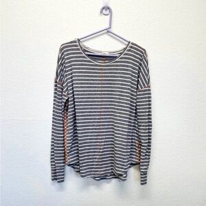 Mystree Striped Long Sleeve Shirt sz XL